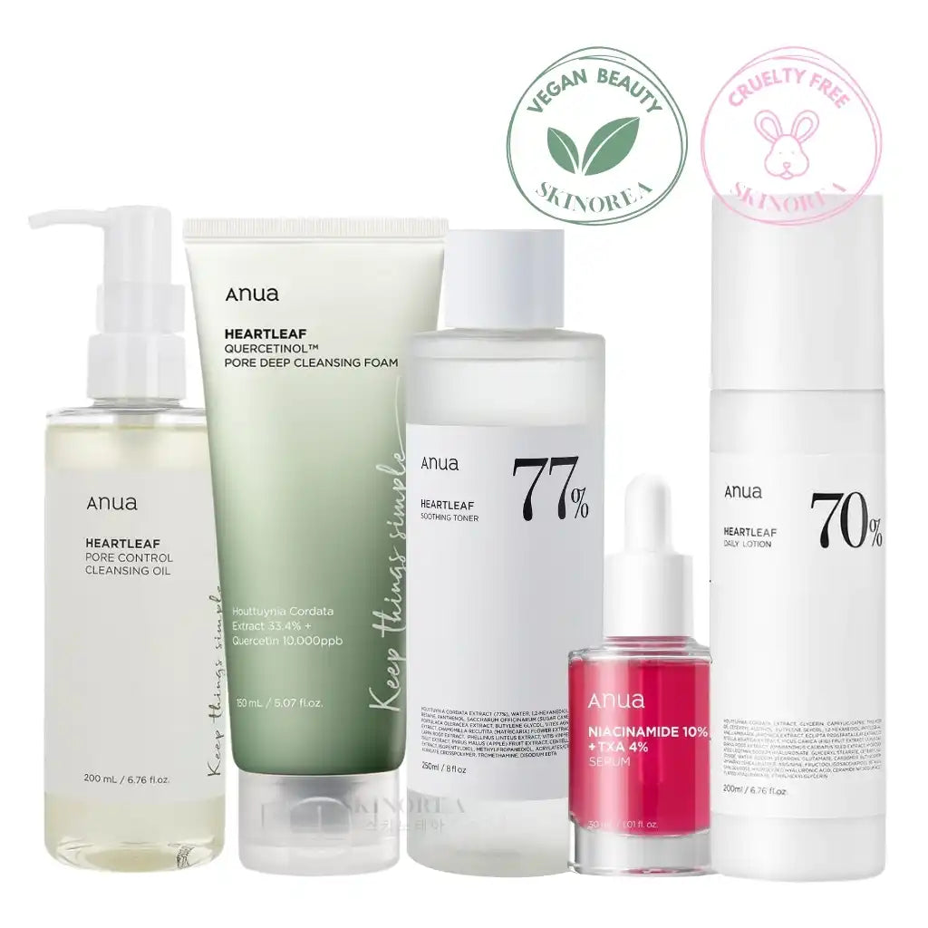 Pack Anua Glass Skin - Routine complète