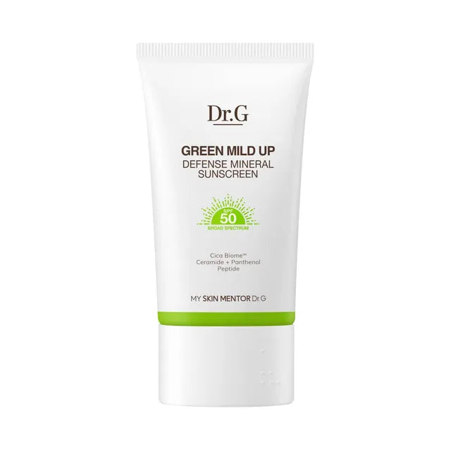 Dr.G - Green Mild Up Defense Mineral Sunscreen - Crème solaire minérale apaisante