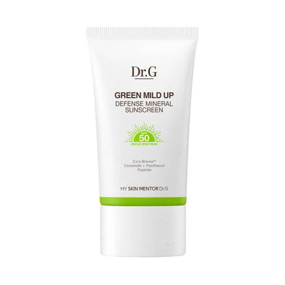 Dr.G - Green Mild Up Defense Mineral Sunscreen - Crème solaire minérale apaisante
