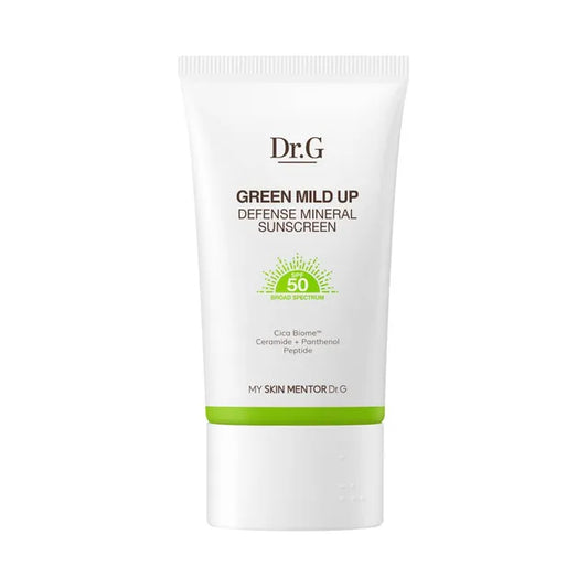 Dr.G - Green Mild Up Defense Mineral Sunscreen - Crème solaire minérale apaisante